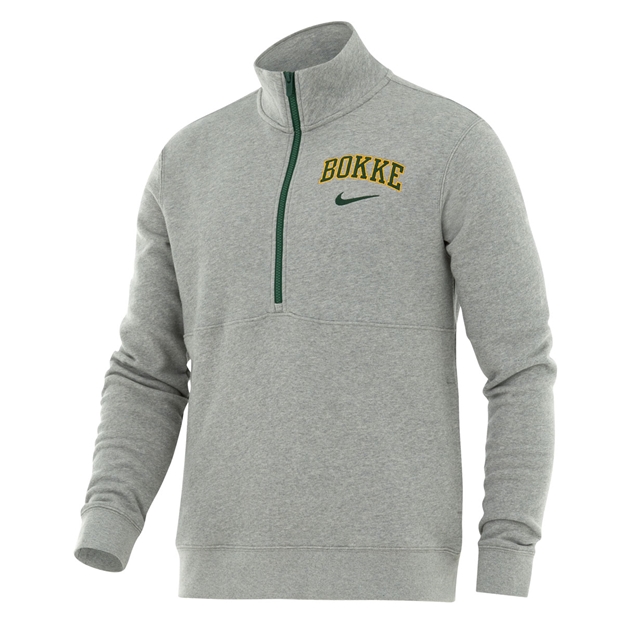 South Africa Springboks Mens 1/2 Zip Sweatshirt 26/27 Dark Grey Heather - Front View
