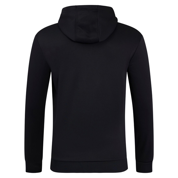 Harlequins Mens Travel Hoodie 25/26 Caviar - Back