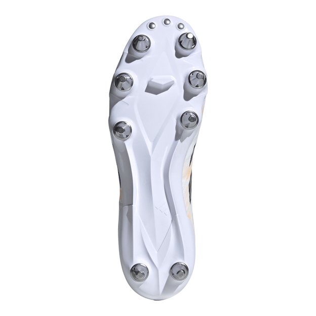 adidas Adults Kakari RS Soft Ground Rugby Boots White - Soleplate View