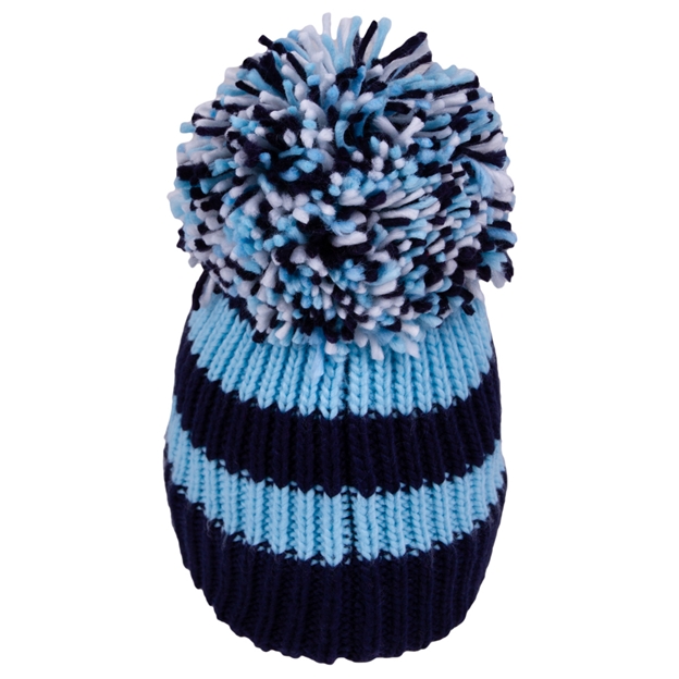 Big Bobble 'Blues And Twos' Beanie Hat - Back