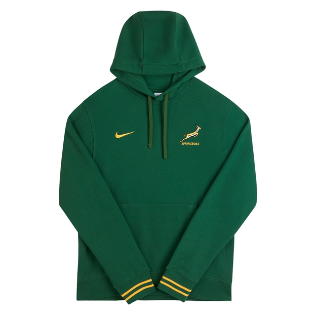 South Africa Springboks Adults Hoodie 26/27 Gorge Green - Flatlay View