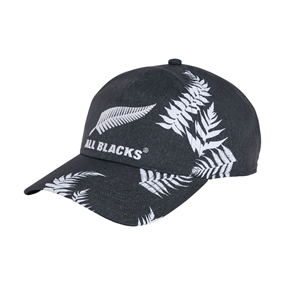 All Blacks Adults 'Greatest Rivalry' Denim Cap 26/27 All Black - Front View