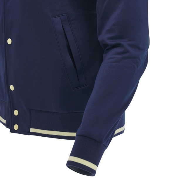 Scotland Mens Anthem Jacket 26/27 Navy and Sand - Sleeve Close-up