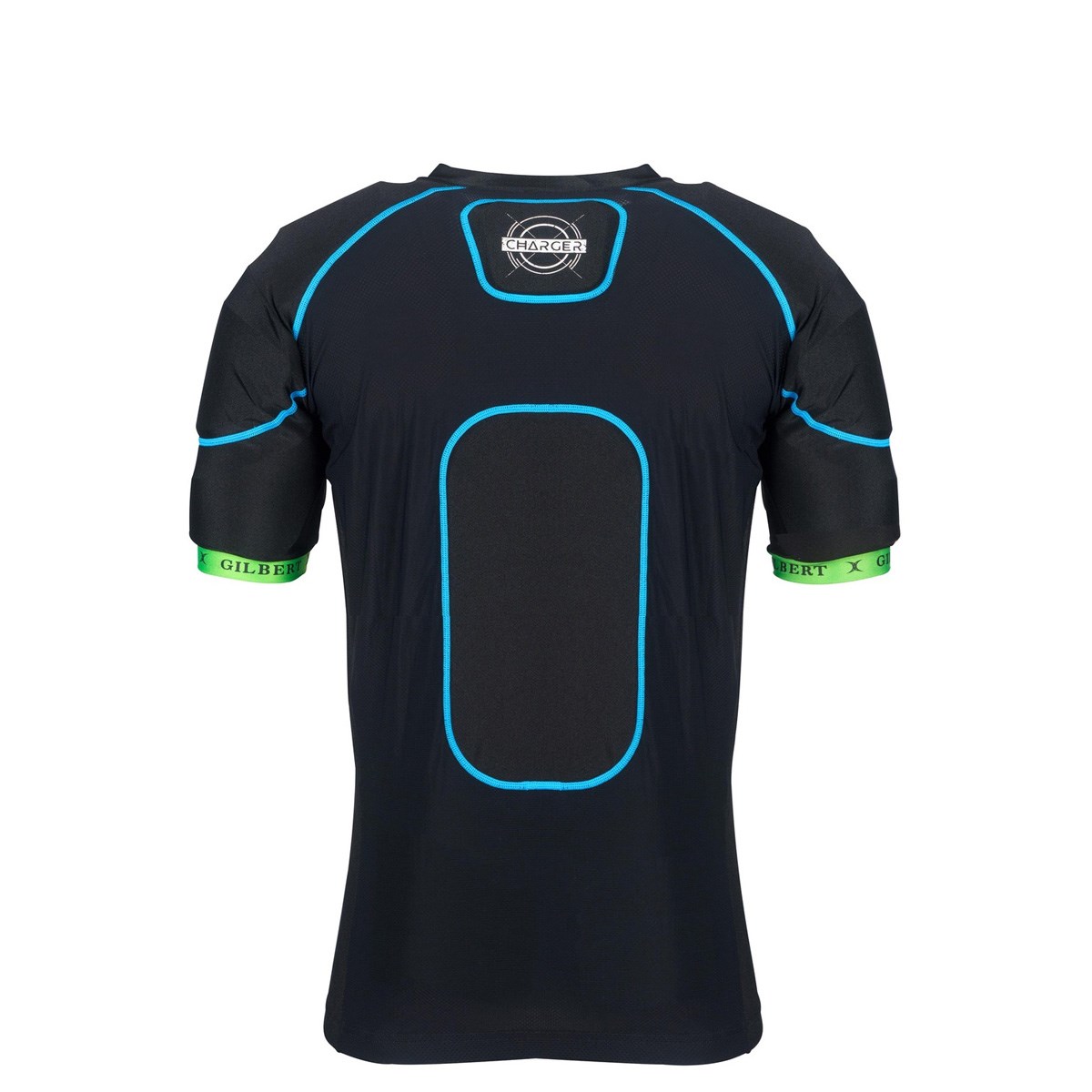 Gilbert Kids Charger X1.1 Rugby Shoulder Pads - Black View
