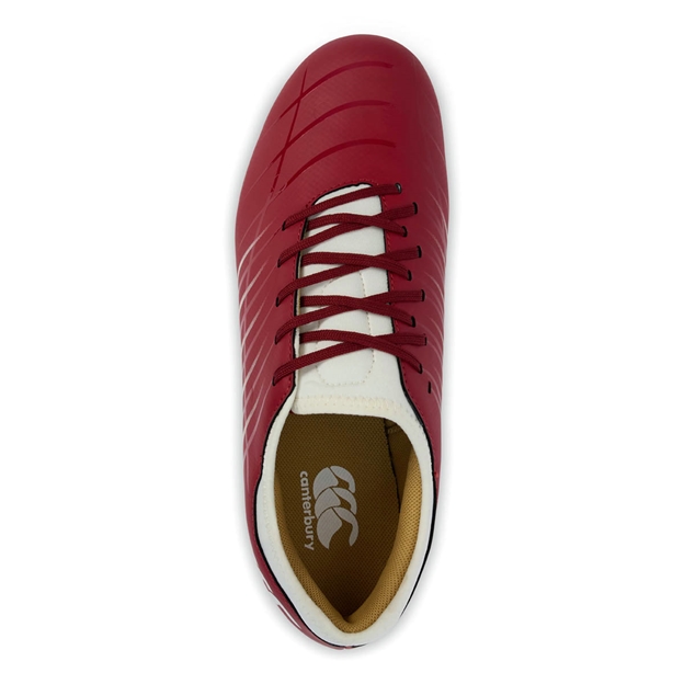 Canterbury Adults Phoenix 2.0 Team SG Rugby Boots Red - Top