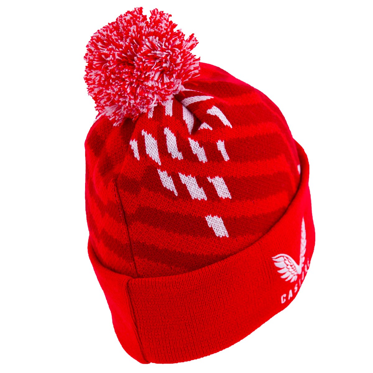 England Bobble Hat 26/27 Red - Front