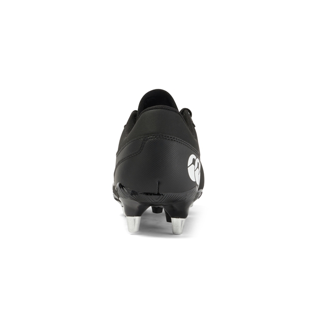 Canterbury Adults Phoenix Raze Soft Ground Rugby Boots - Black - Heel