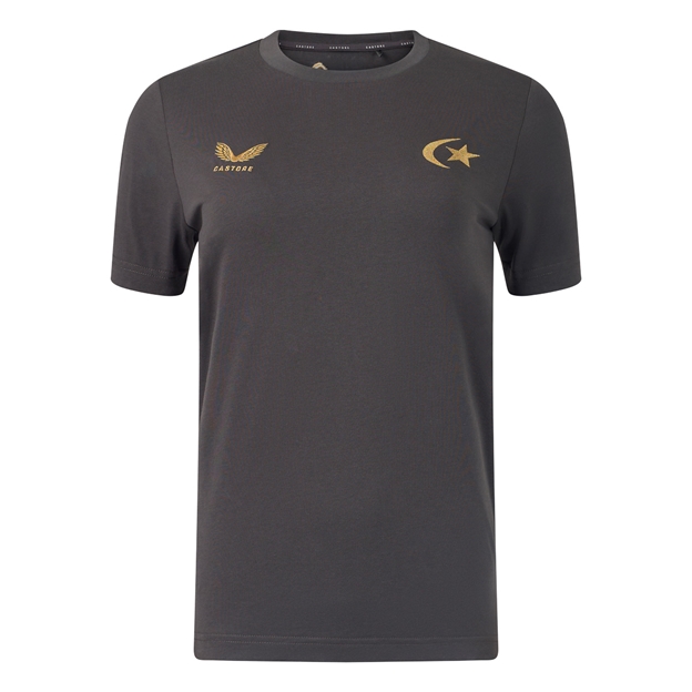 Saracens Womens 150th Anniversary T-Shirt 26/27 Gunmetal - Front View