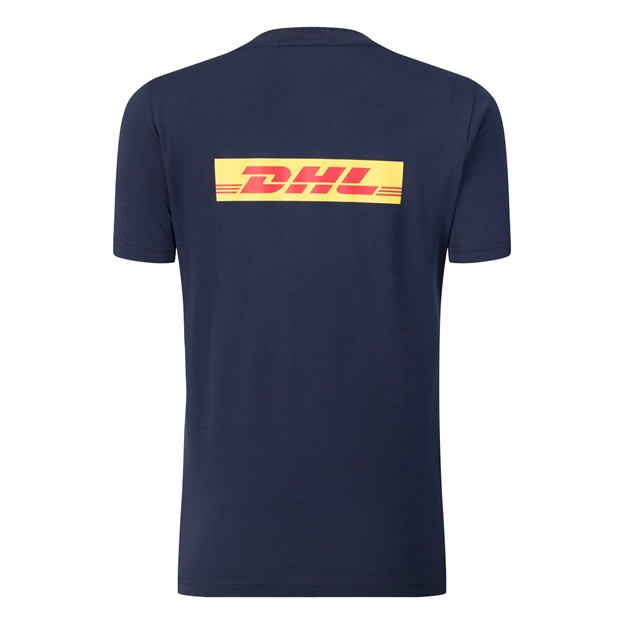 Harlequins Womens Off Pitch T-Shirt 26/27 Navy - Back View