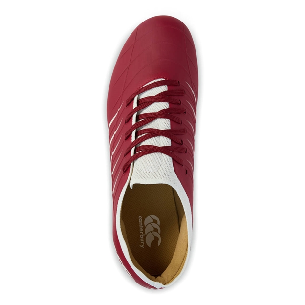 Canterbury Adults Phoenix 2.0 Pro SG Rugby Boots Red - Top