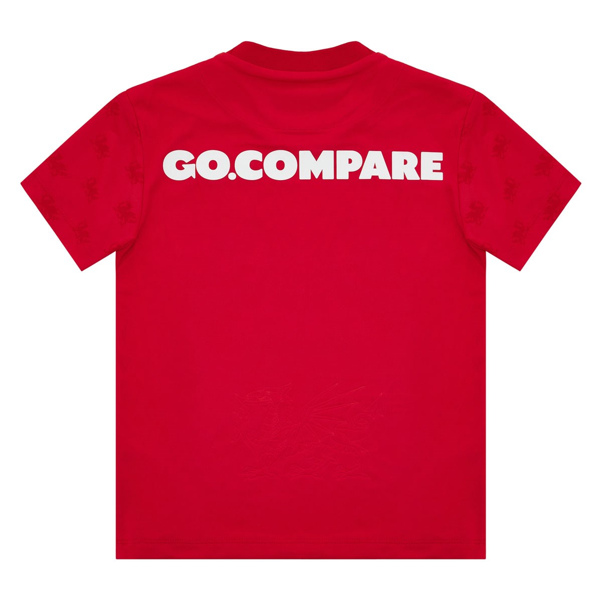 Wales Infants Home Rugby Shirt 26/27 Red - Front View