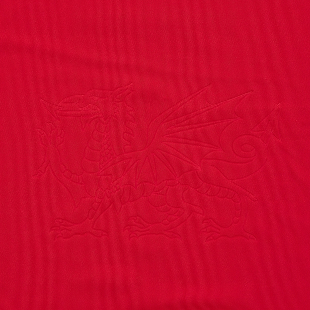 Wales Infants Home Rugby Shirt 26/27 Red - Embossed Dragon Detail