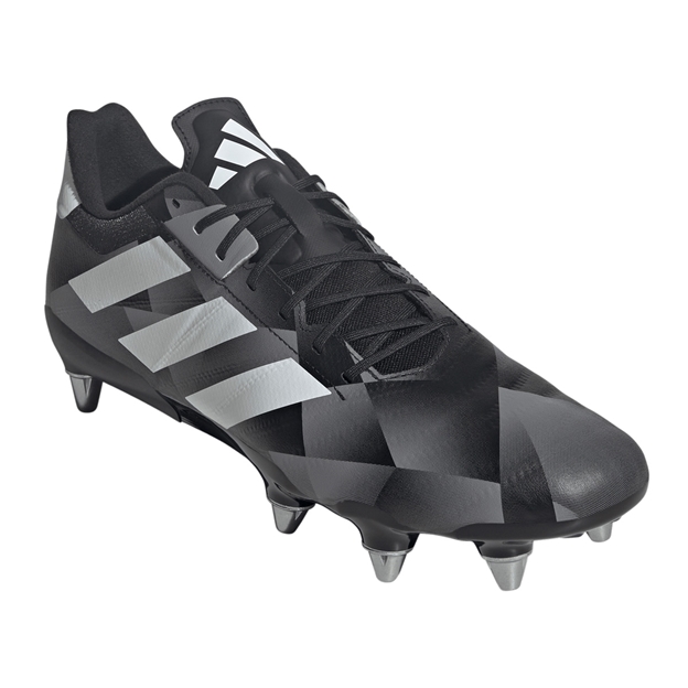 adidas Adults Kakari RS Soft Ground Rugby Boots Black - Front