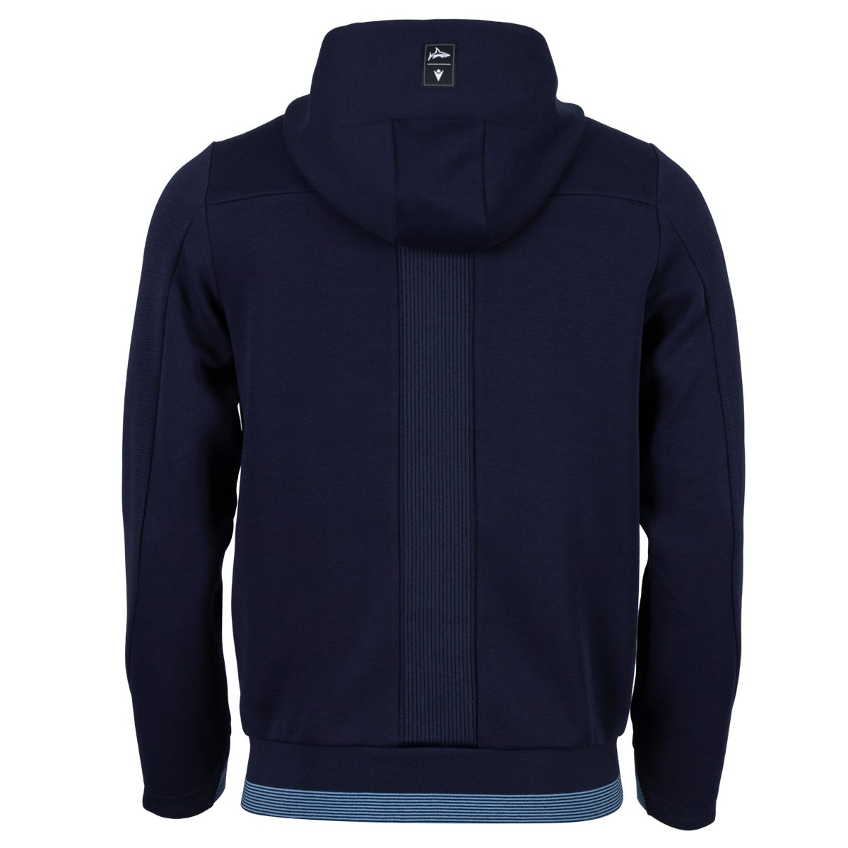 Sale Sharks Mens Travel Full Zip Hoodie 26/27 Navy - Front View