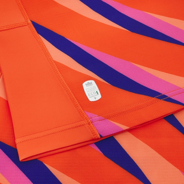 Edinburgh Mens Bodyfit Away Rugby Shirt 26/27 Orange/Navy/Purple - Official Licensed Product Detail