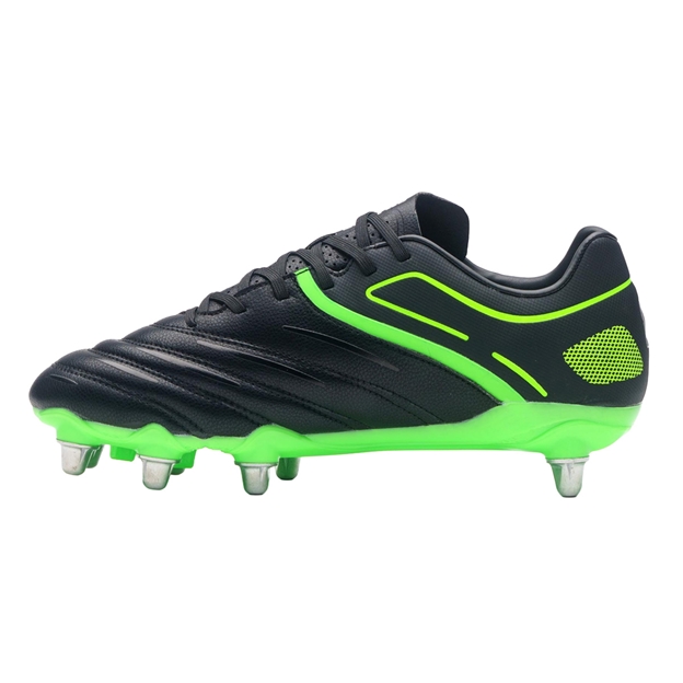 Gilbert Sidestep X20 Power 8 Stud Soft Ground Rugby Boots Black - Instep