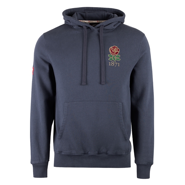 R1823 England 1871 Hoodie - Petrol Blue