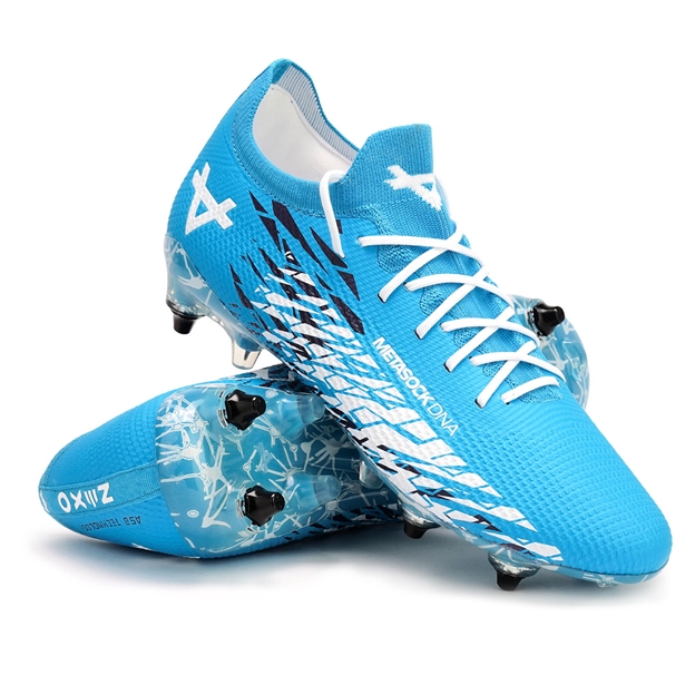Oxen Adults Metasock Mix Stud Rugby Boots Blue - Front
