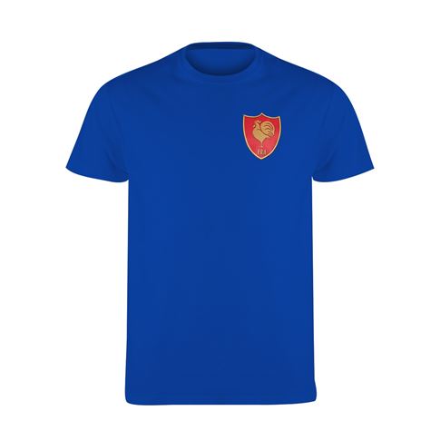 France Kids Classic Printed T-Shirt Royal - Front View