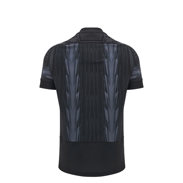Wales Kids Training Rugby Jersey - Black 2025 - Back