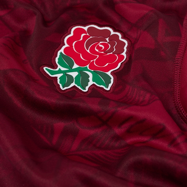 England Mens Away Rugby Shirt - Short Sleeve 2025 - RFU Rose