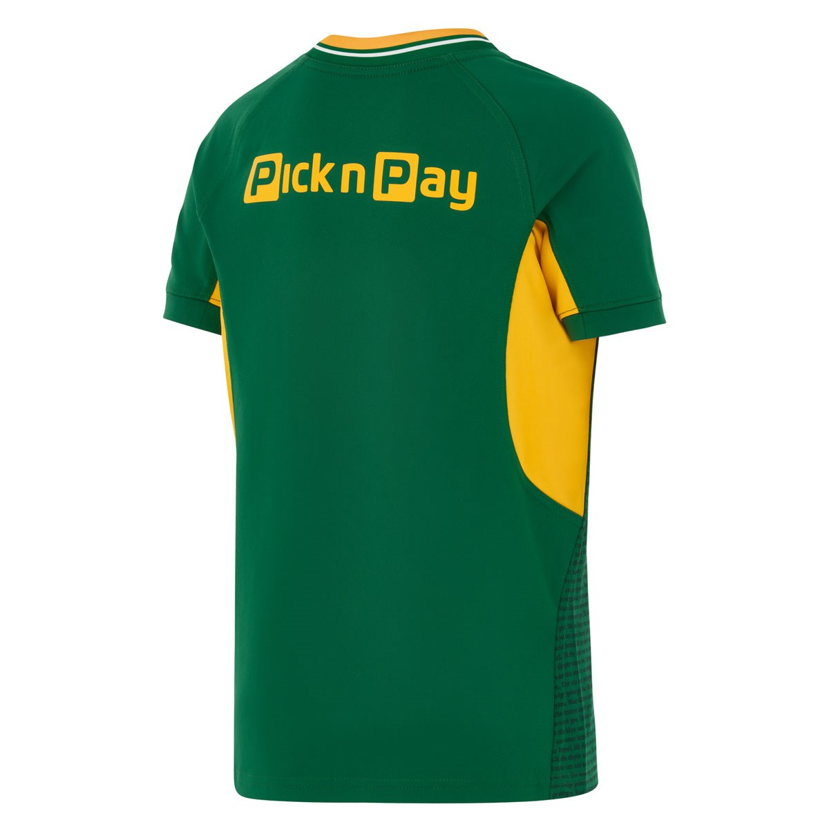 South Africa Springboks Kids All Blacks Home Rugby Shirt 26/27 Gorge Green - Front View