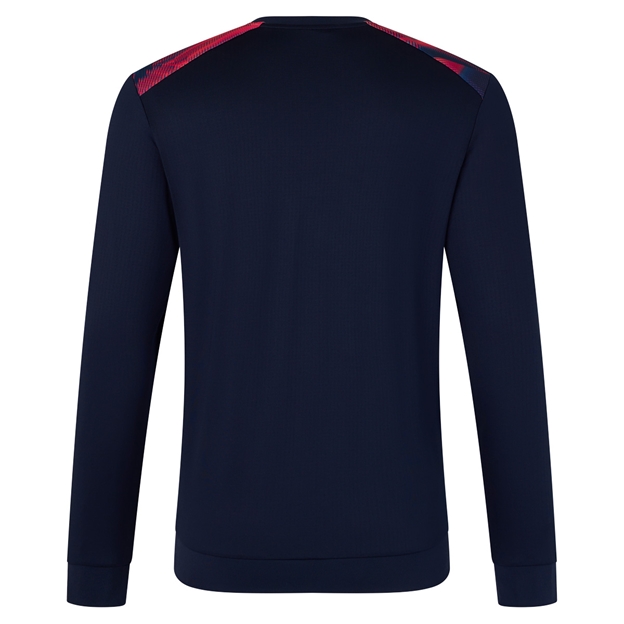 England Mens Pre Match Drill Top 26/27 Blue Opal - Back View