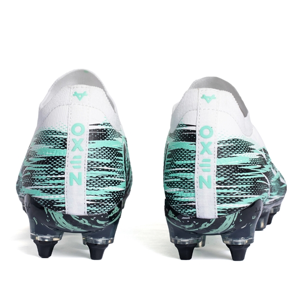 Oxen Kids Metasock Soft Ground Rugby Boots Cool Mint - Back
