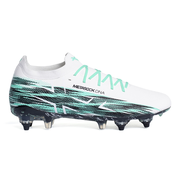 Oxen Kids Metasock Soft Ground Rugby Boots Cool Mint - Outstep