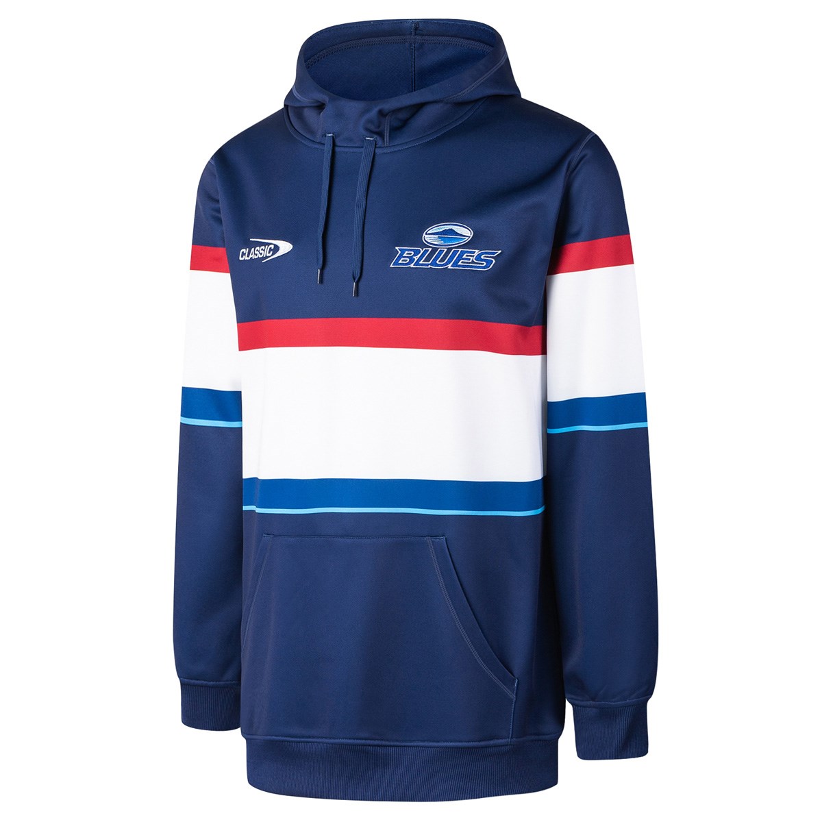 Blues Mens Hoodie 26/27 Multi - Front
