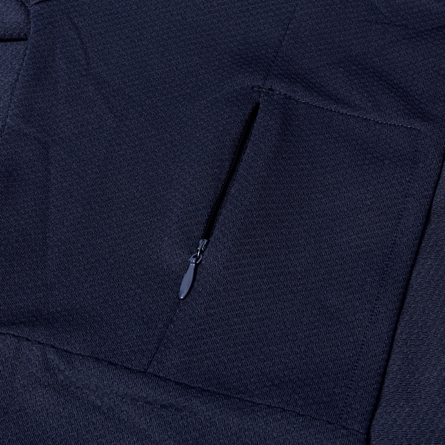Canterbury Mens Tempo Quarter Zip Training Top Navy - Zipped Pocket