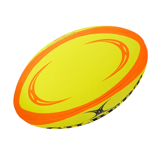 Gilbert Omega Match Rugby Ball Fluo Back