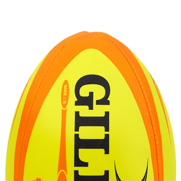 Gilbert Omega Match Rugby Ball Fluo Grip
