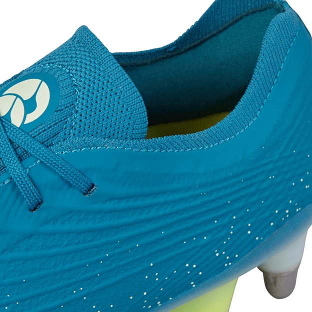 Canterbury Adults Stampede Groundbreak Elite Soft Ground Rugby Boots Green - Sock Liner