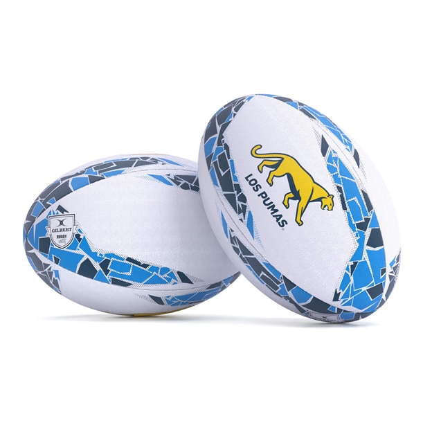 Gilbert Argeninta Supporters Rugby Ball - Both Sides View
