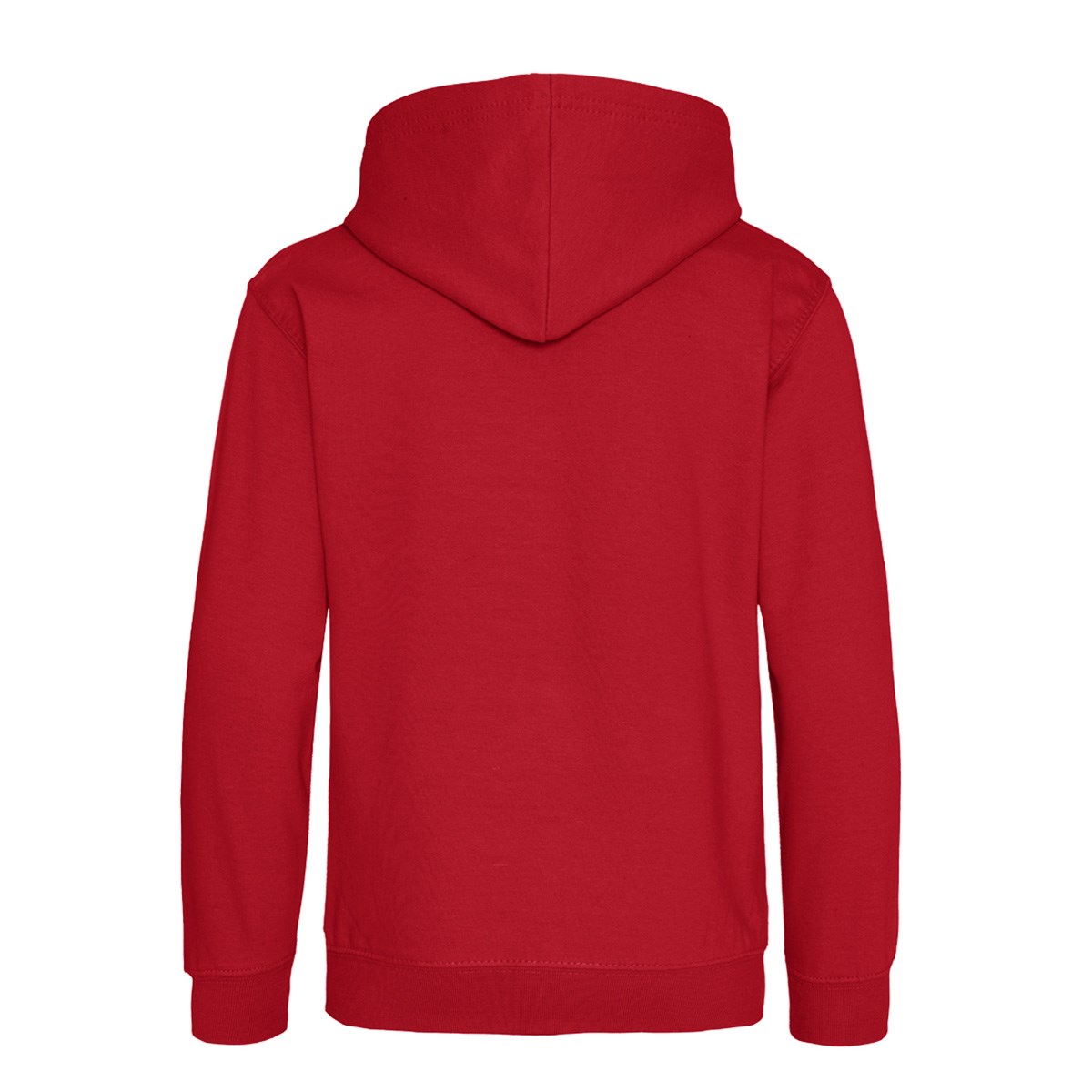 Wales Kids Classic Hoodie Fire Red - Front View