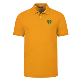 Brazil 1891 Polo Shirt Gold - Front View