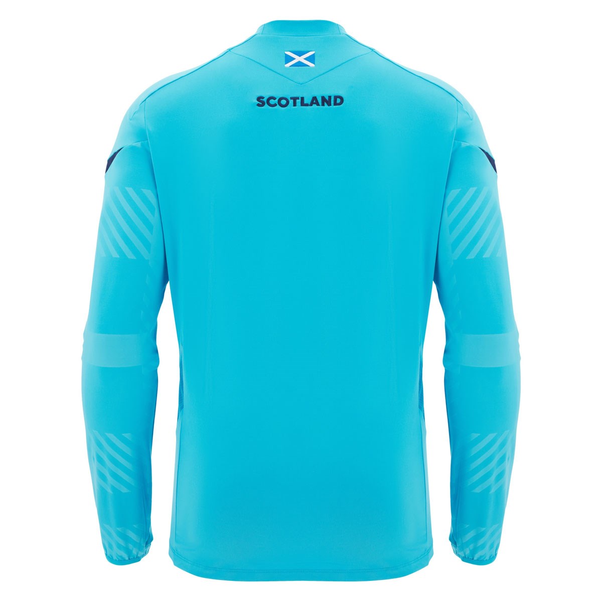 Scotland Mens Training Sweatshirt 25/26 Neon/Sky - Front
