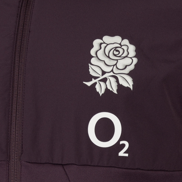 England Mens Hooded Jacket Nightshade 24/25 - RFU Rose