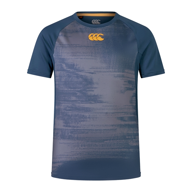 Canterbury Kids Vapodri Graphic Superlight Tee - Navy Ghost Front