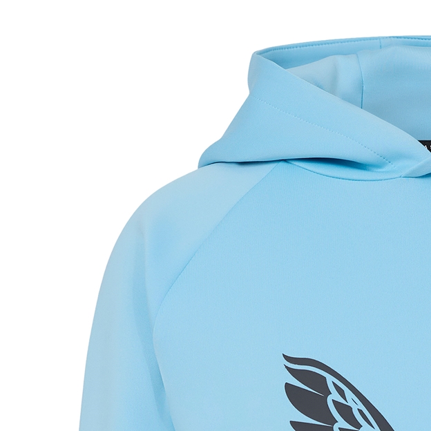 Harlequins Womens Presentation Hoodie 25/26 Sky Blue - Shoulder