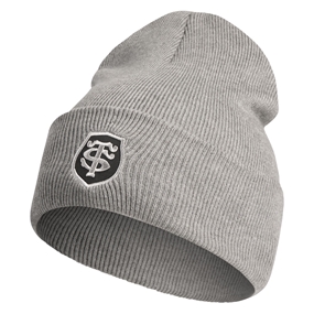 Toulousain Adults Beanie Hat 26/27 Carbon Heather - Front View