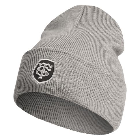 Toulousain Adults Beanie Hat 26/27 Carbon Heather - Front View