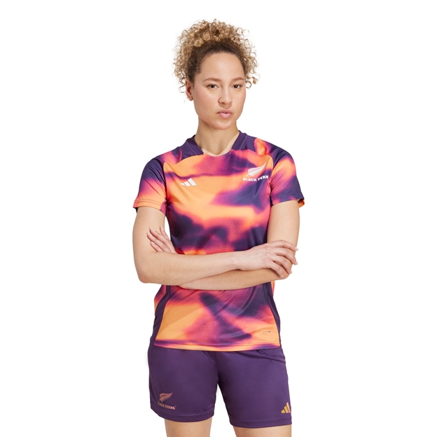Black Ferns Womens Performance T-Shirt Multi 25/26 - Model Front