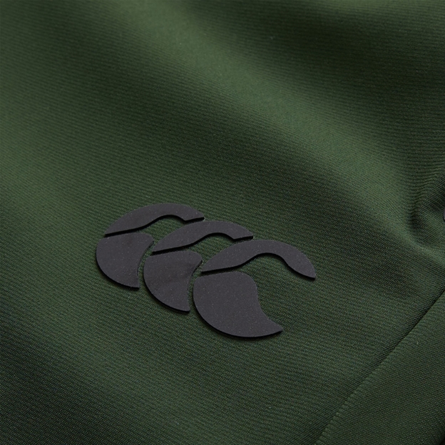 Canterbury Mens Everest Woven Pants Deep Forest - CCC Logo Close-up