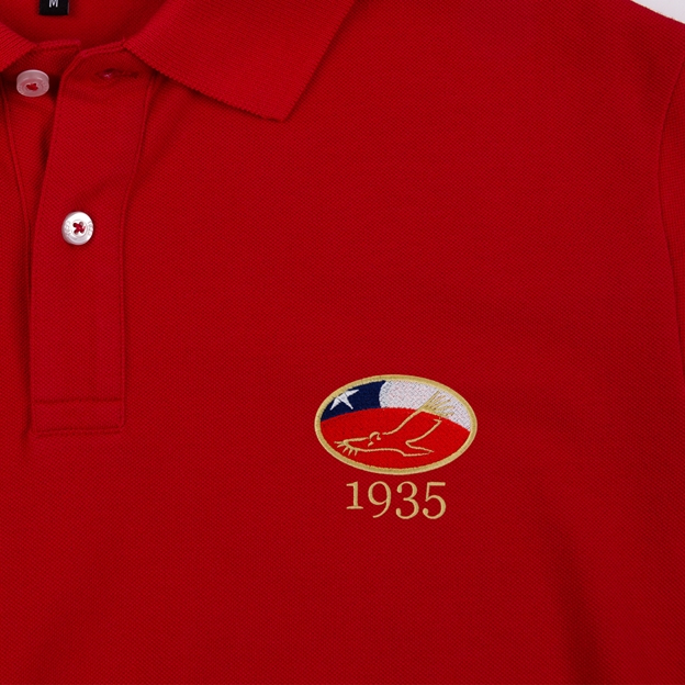 Chile 1935 Polo Shirt - Red