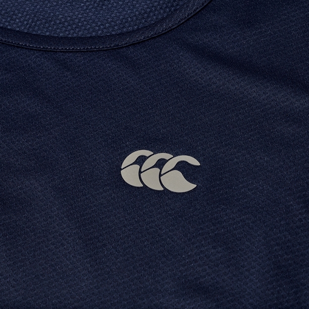 Canterbury Mens Tempo Singlet Navy - CCC Logo