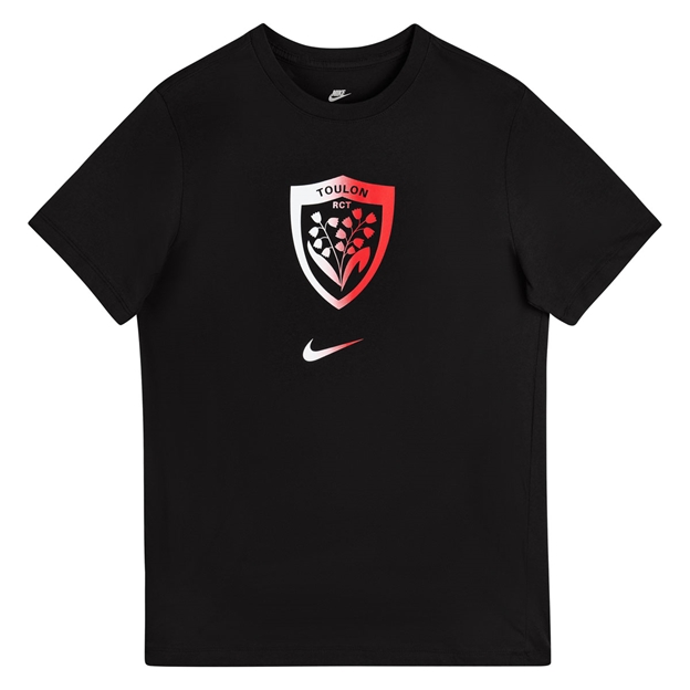 Toulon Kids T-Shirt 26/27 Black - Flatlay Front