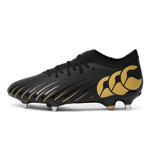 Canterbury Adults Speed Falcon Team Soft Ground Rugby Boots Black - Outstep