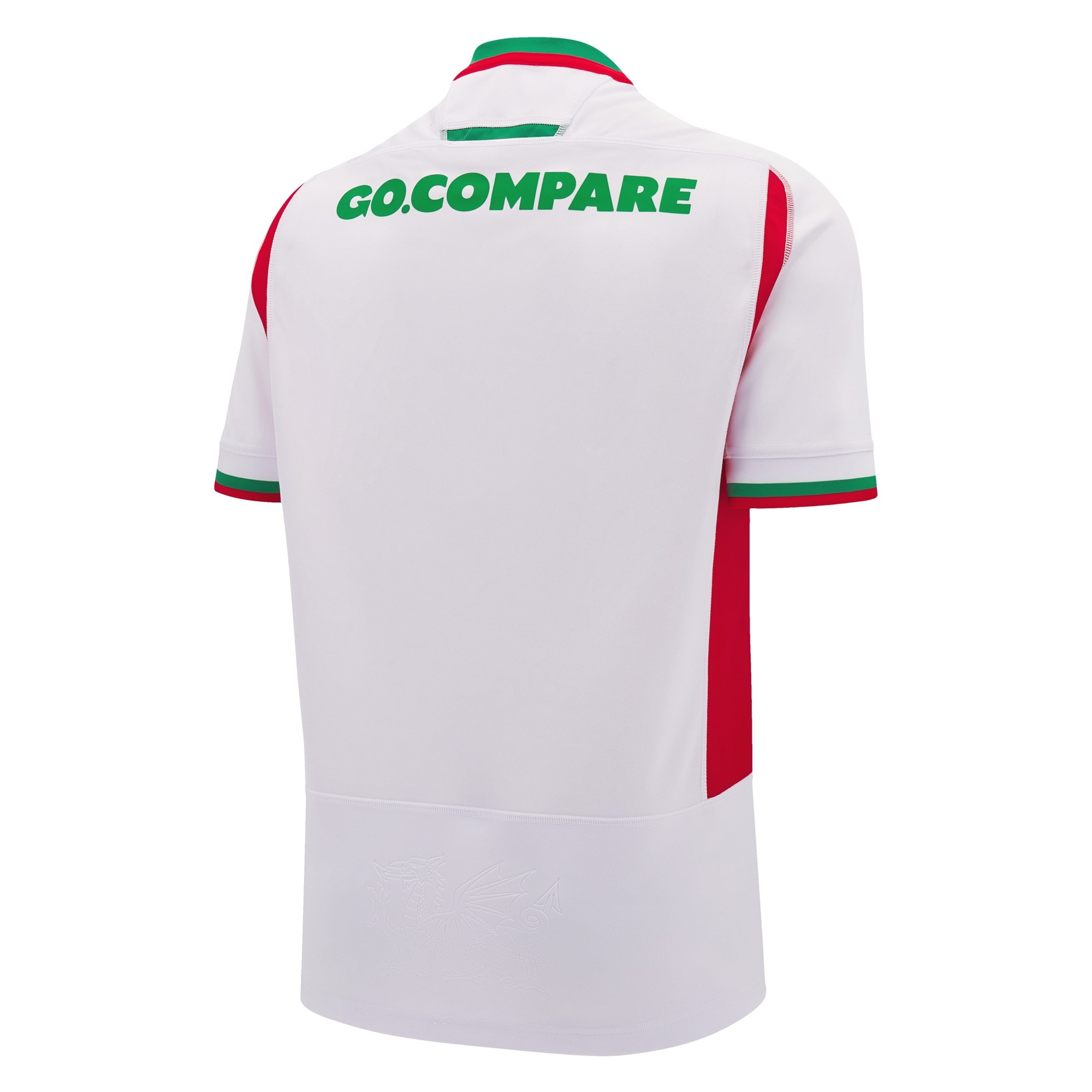 Wales Mens Away Rugby Shirt - Short Sleeve 2025 - Front